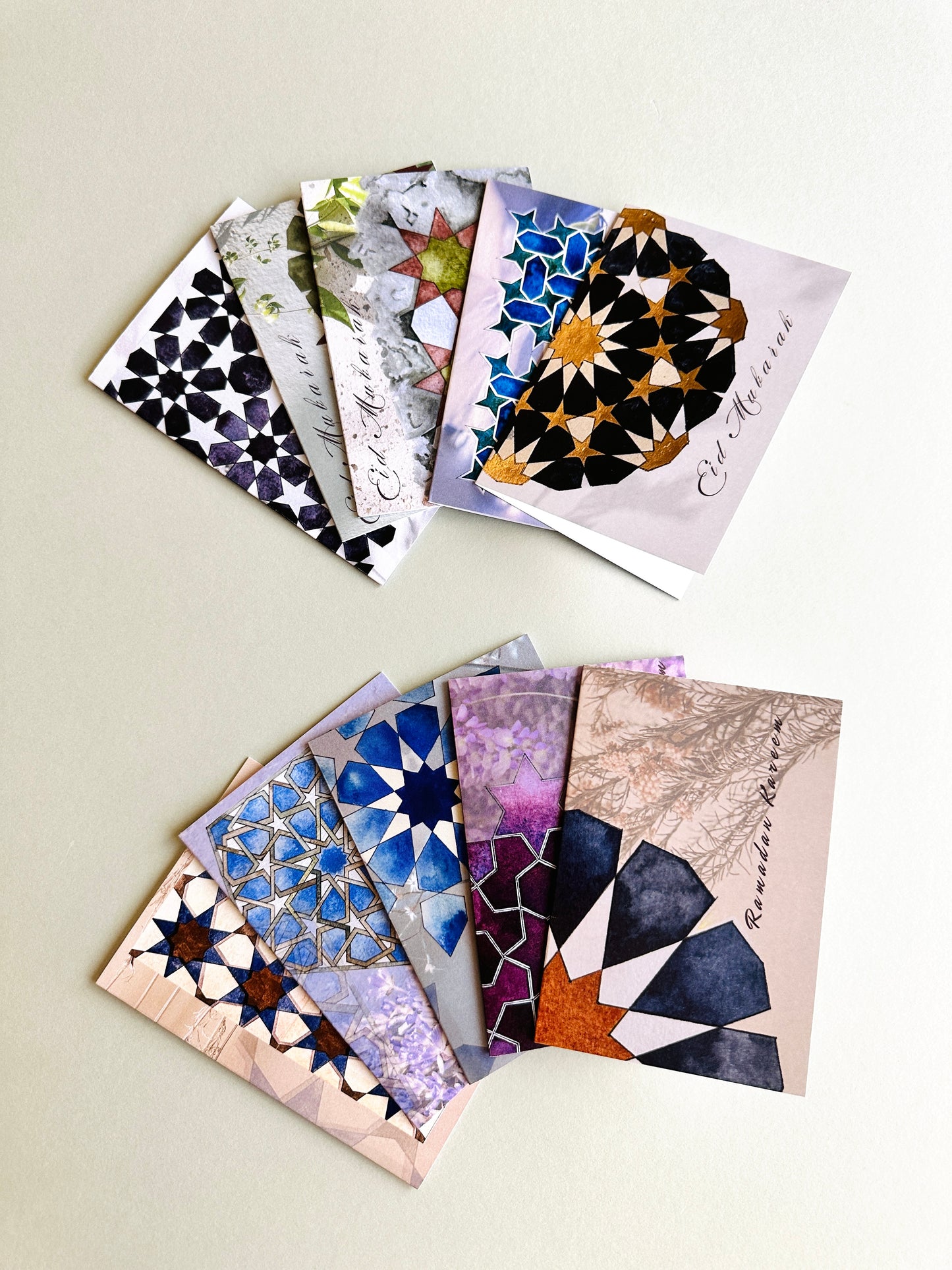 Ramadan & Eid Greeting Cards - Pack of 10